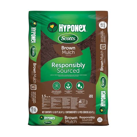 brown mulch walmart|hyponex by scotts brown mulch.